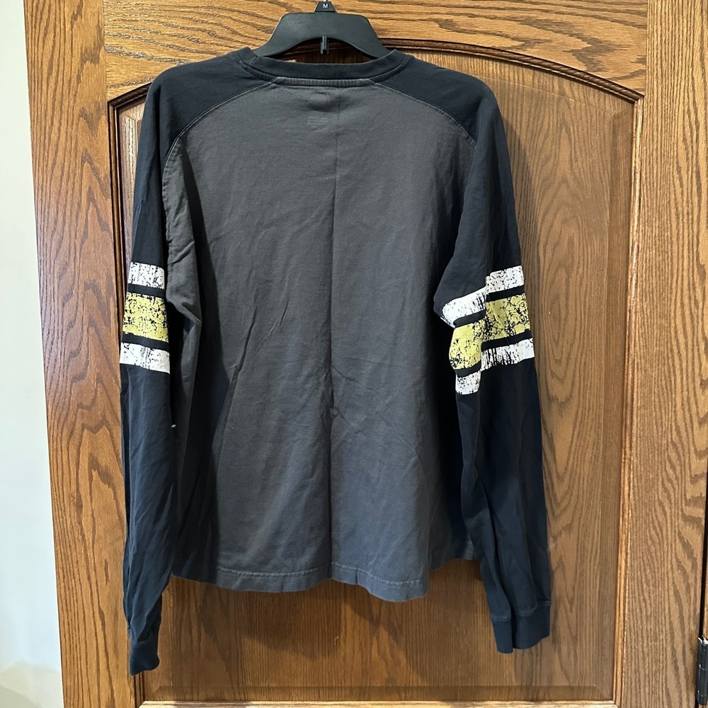 Pittsburgh Penguins NHL Long Sleeve T-Shirt XL Gray Black Gold Hockey - Picture 5 of 5